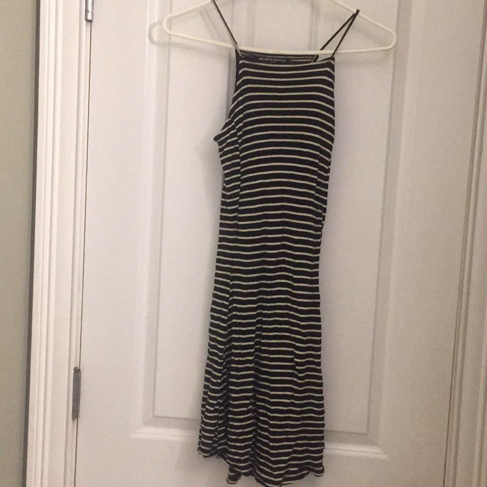 Striped Black and White Sun Dress